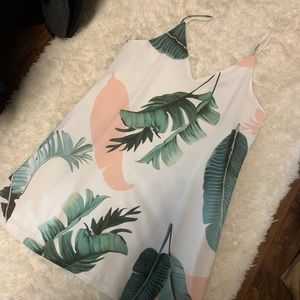 SHEIN tropical dress M